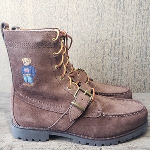 ranger polo bear suede boot